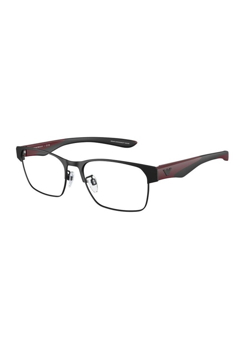 EMPORIO ARMANI Men Rectangular Eyeglass Frame - EA1141 3001 54 - Lens Size: 54 Mm - Image 1